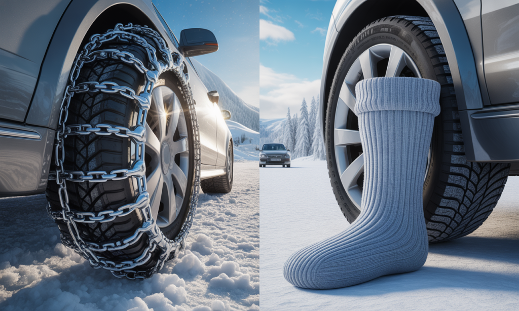 découvrez notre guide incontournable pour choisir entre chaînes et chaussettes de neige afin d'équiper votre voiture pour l'hiver. apprenez les avantages de chaque option et faites le bon choix pour affronter les routes enneigées en toute sécurité.