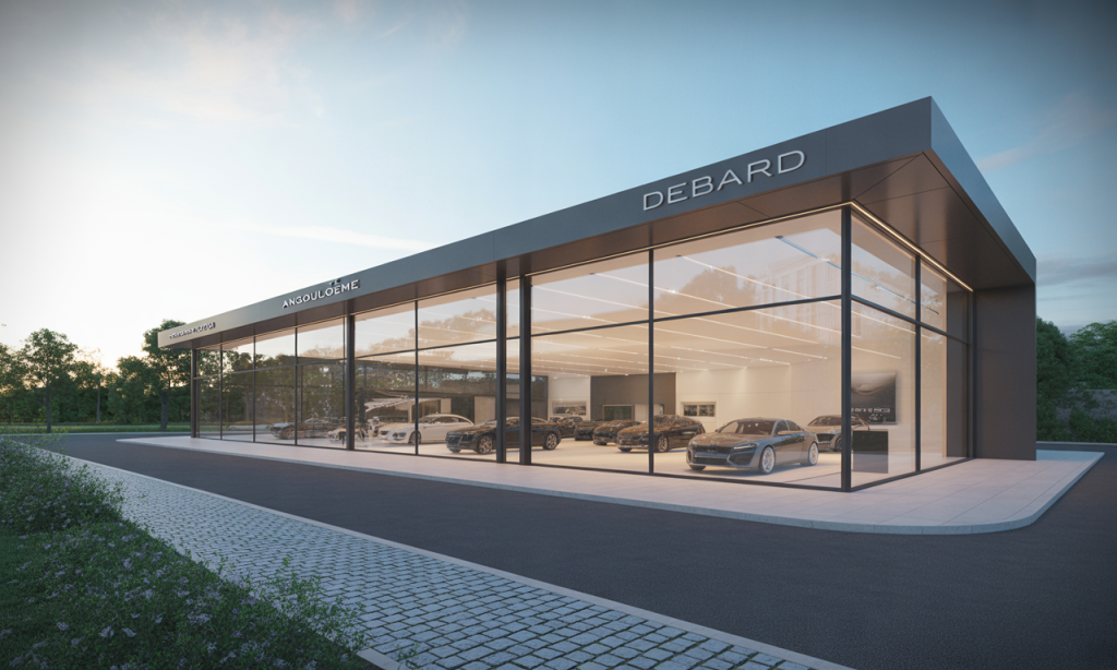 debard automobiles prépare l'ouverture d'un nouveau showroom moderne près d'angoulême, offrant une large gamme de véhicules et un service de qualité aux clients locaux.