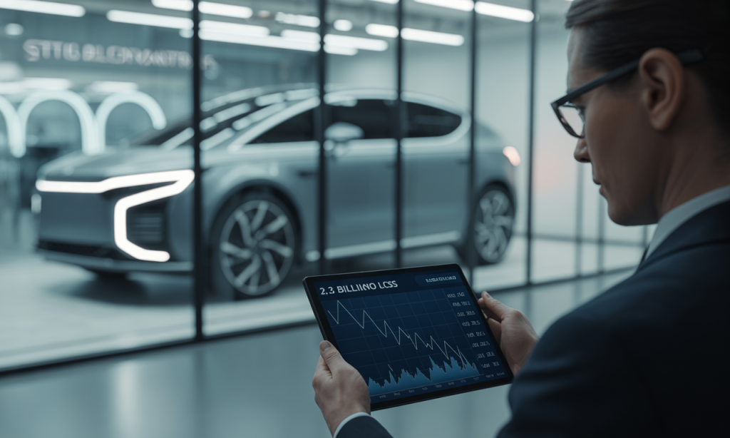 stellantis prévoit une baisse de 2,3 milliards d'euros de ses résultats financiers pour le premier semestre 2025, anticipant un impact significatif sur ses performances.