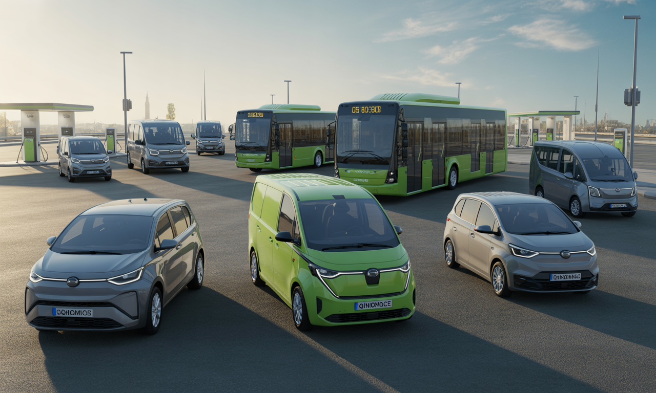 qinomic fournit une flotte de véhicules spécialement convertis pour répondre aux besoins de nge, alliant innovation et performance.