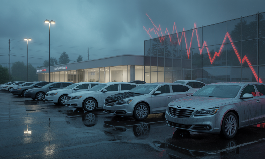 le secteur automobile enregistre une nouvelle baisse en juillet, confirmant une tendance de déclin persistante sur le marché.